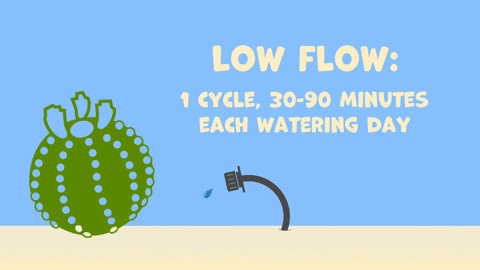 Low flow drip animation