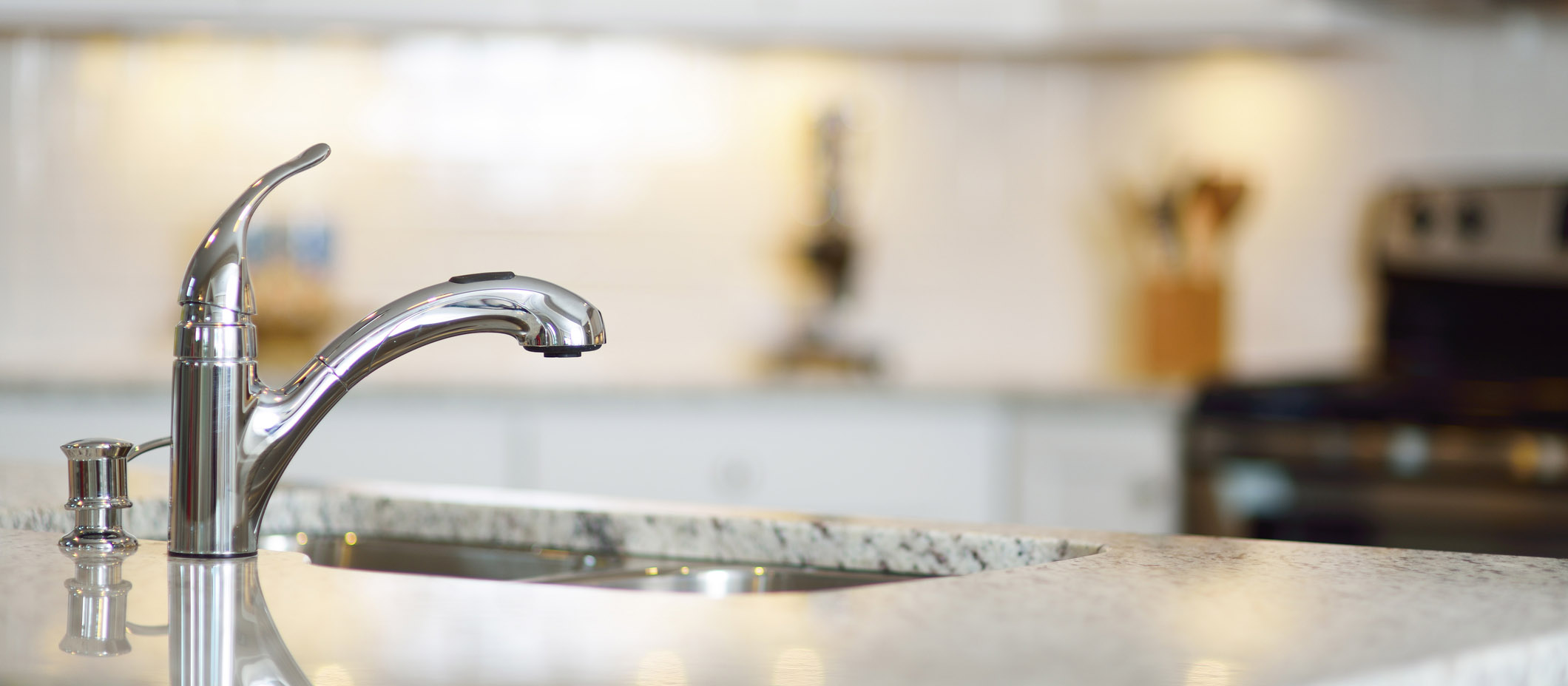 Sink in kitchen