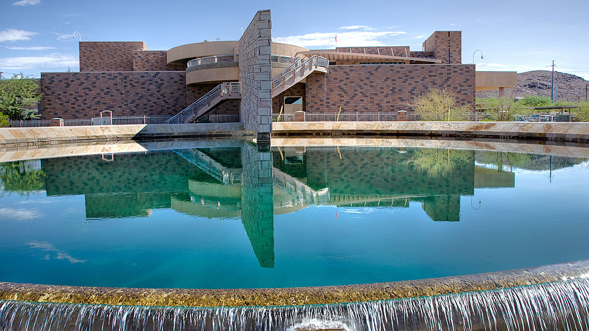 The splitter at River Mountains Water Treatment Facility