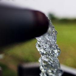 Water spout pouring water